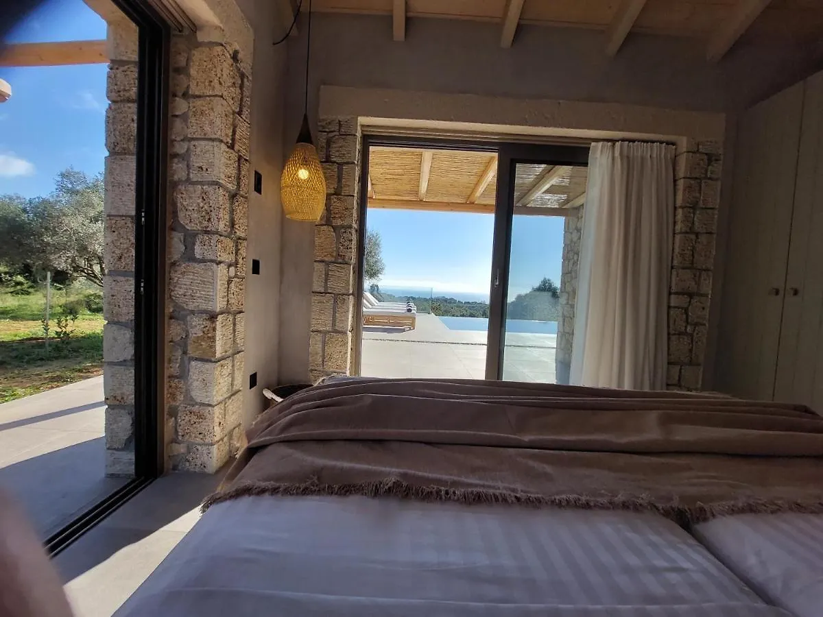 Villa Elaiopetra Kefalonia - Stonehouse Hideaway With Pool - Modern Luxury With Serene Sea And Mountain Views Metaxáta Grécia