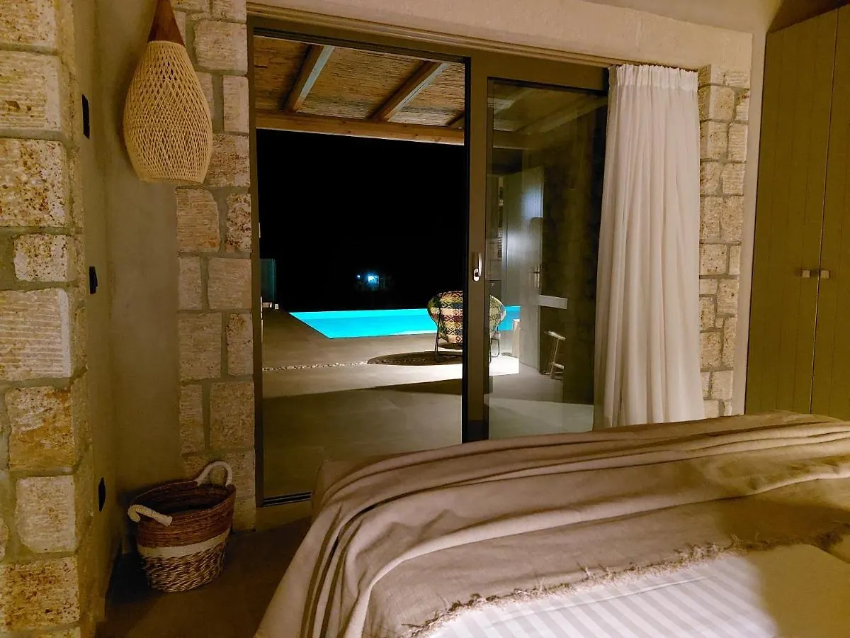 Villa Elaiopetra Kefalonia - Stonehouse Hideaway With Pool - Modern Luxury With Serene Sea And Mountain Views Metaxáta